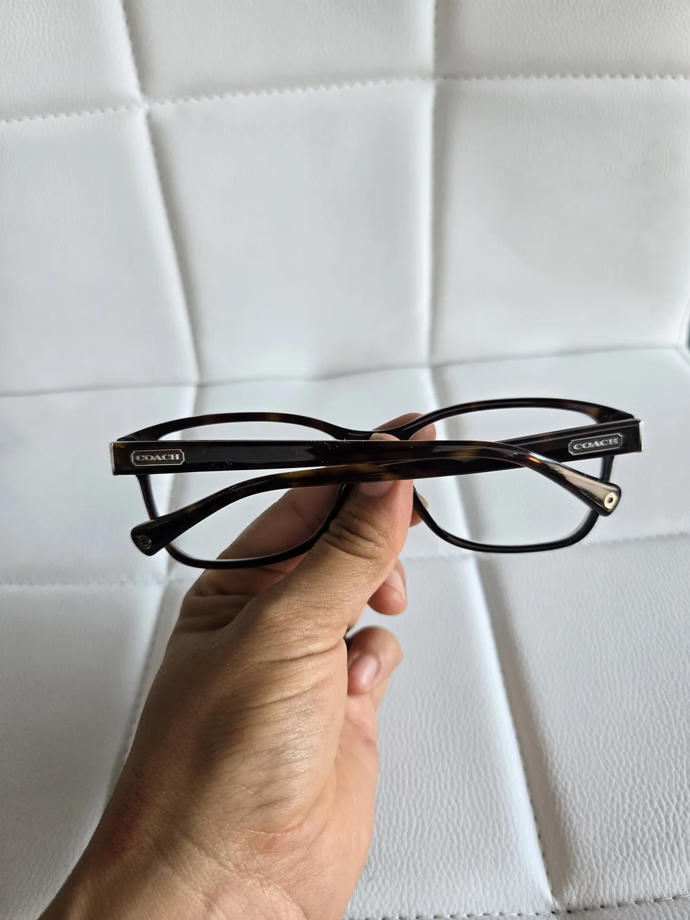 Coach HC 6013 Julayne Eyeglasses Dark Tortoise Full Rim Frames 54-16-135